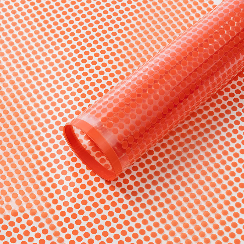 Papel de regalo de flores transparente circular（25#）