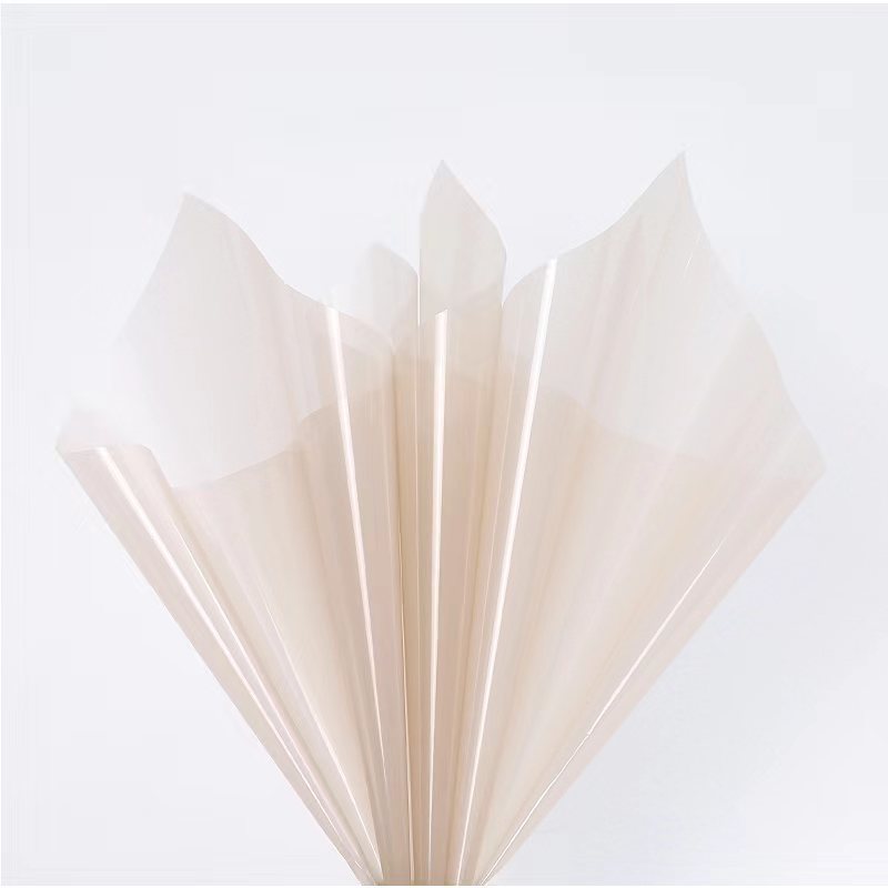 Papel de regalo de flores de celofán de colores Crystal Love（31#）