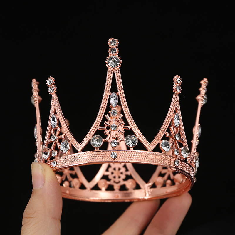 Corona redonda original del barroco europeo y americano transfronterizo（23#）