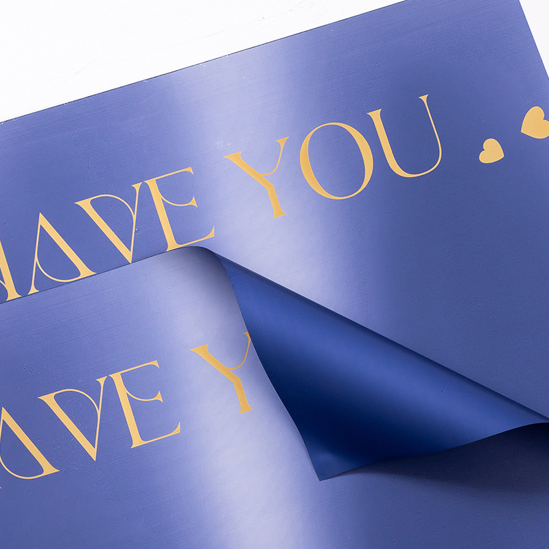 papel de regalo de ramo de flores espléndido（23#）