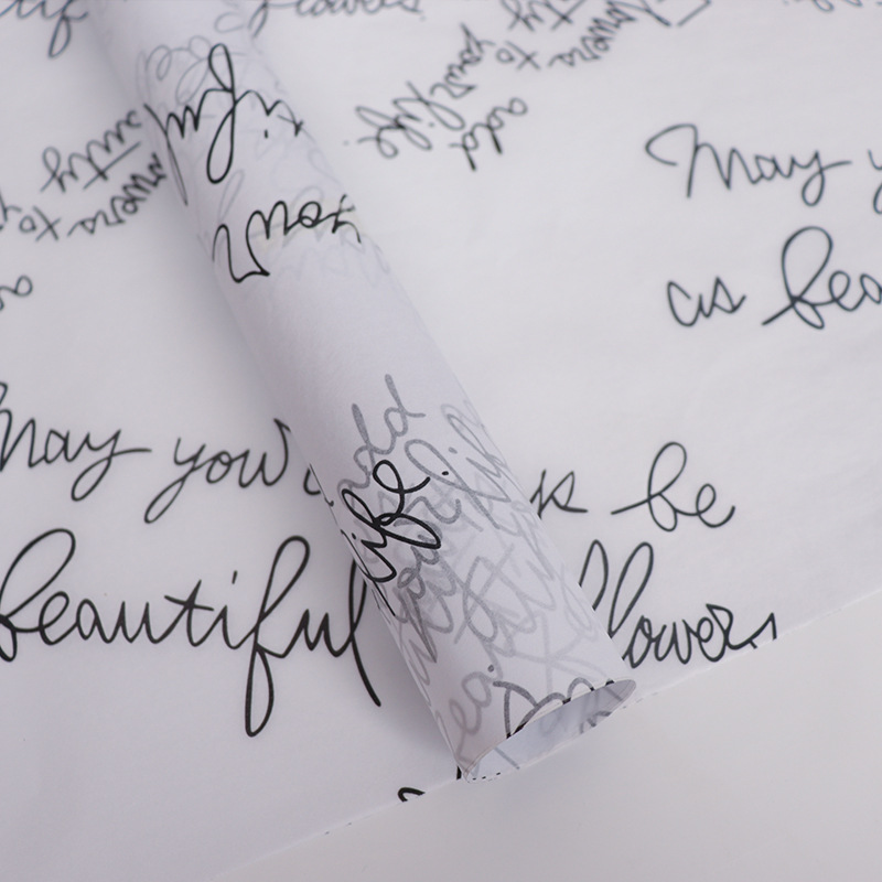 Papel de regalo de flores de papel inglés Sydney de Han Cai（35#）