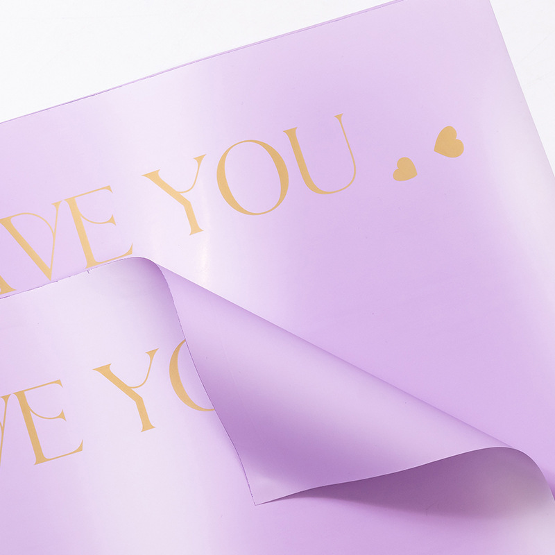 papel de regalo de ramo de flores espléndido（23#）