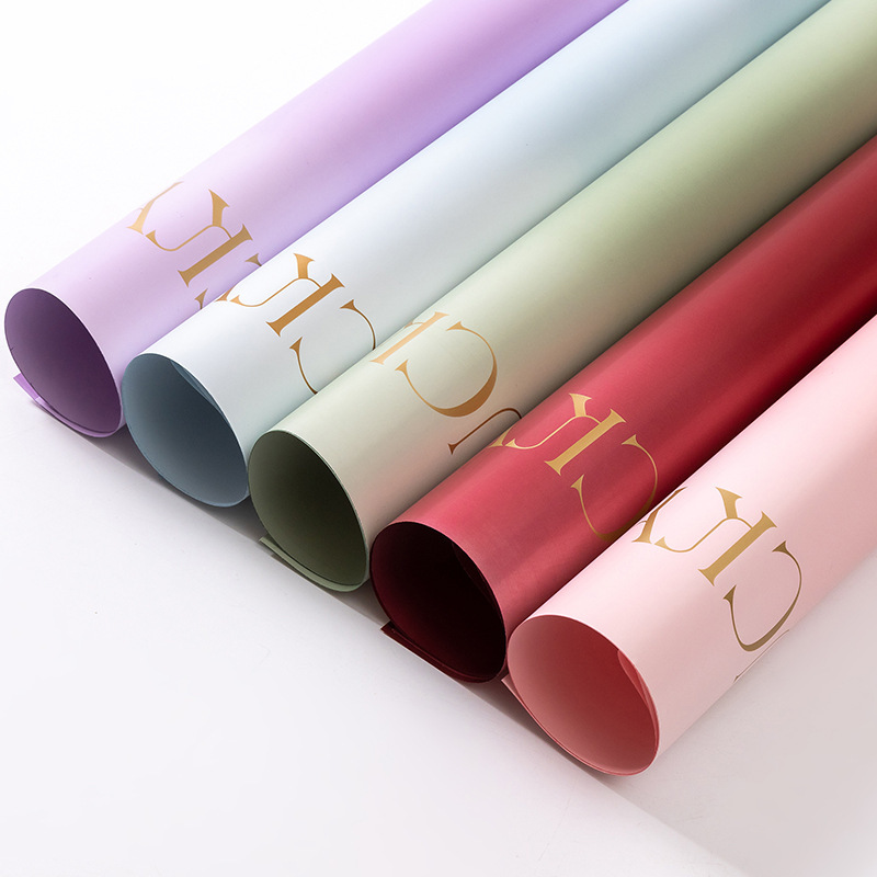 papel de regalo de ramo de flores espléndido（23#）