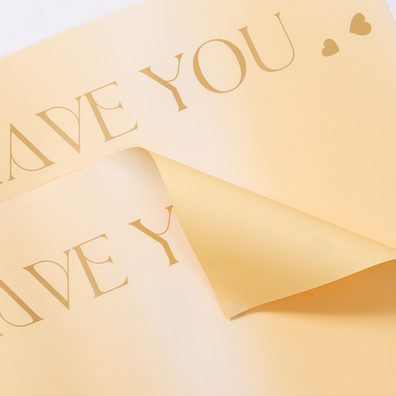 papel de regalo de ramo de flores espléndido（23#）