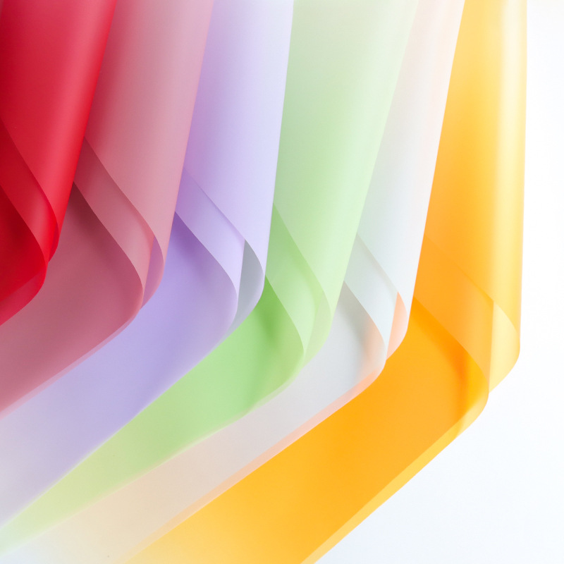 Papel de regalo de flores de papel normal coreano degradado（34#）