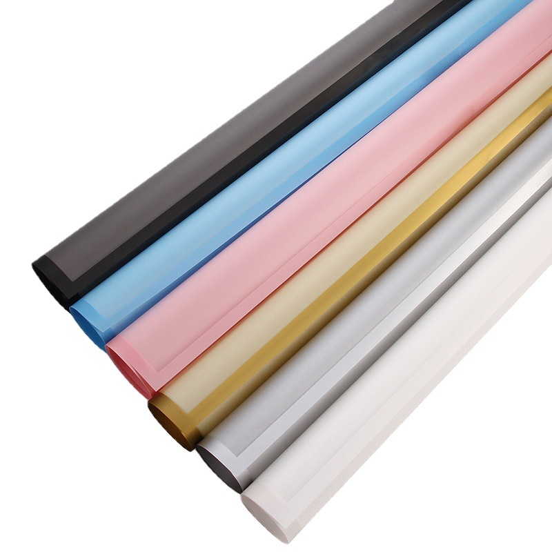 Papel mate con bordes de colores（04#）