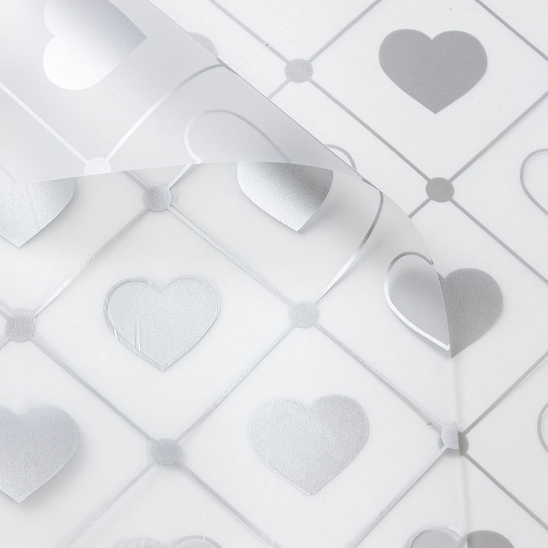 Embalaje de ramo de flores con patrón de amor popular（22#）