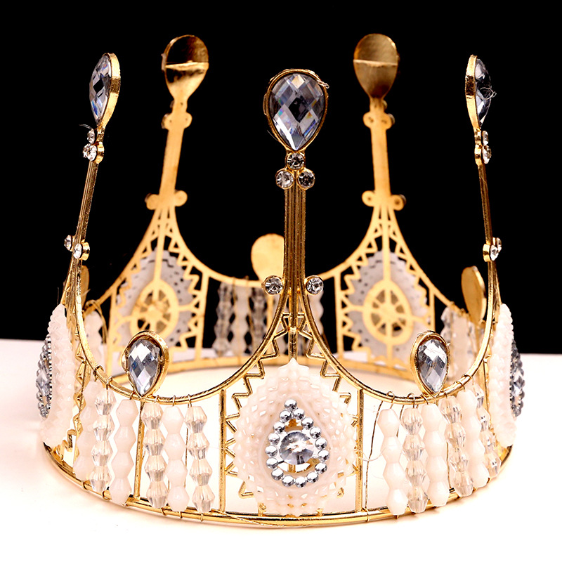 Decoración Para Hornear Pasteles Corona De Encaje Nupcial（6#）