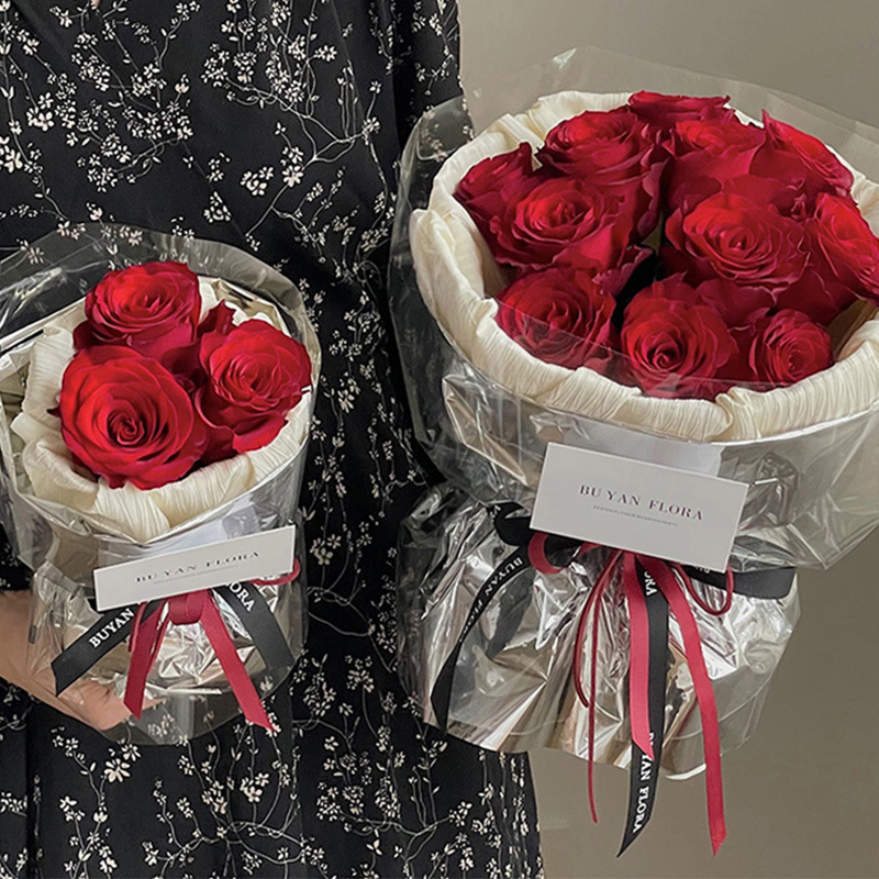 Papel de regalo de flores de papel espejo（33#）