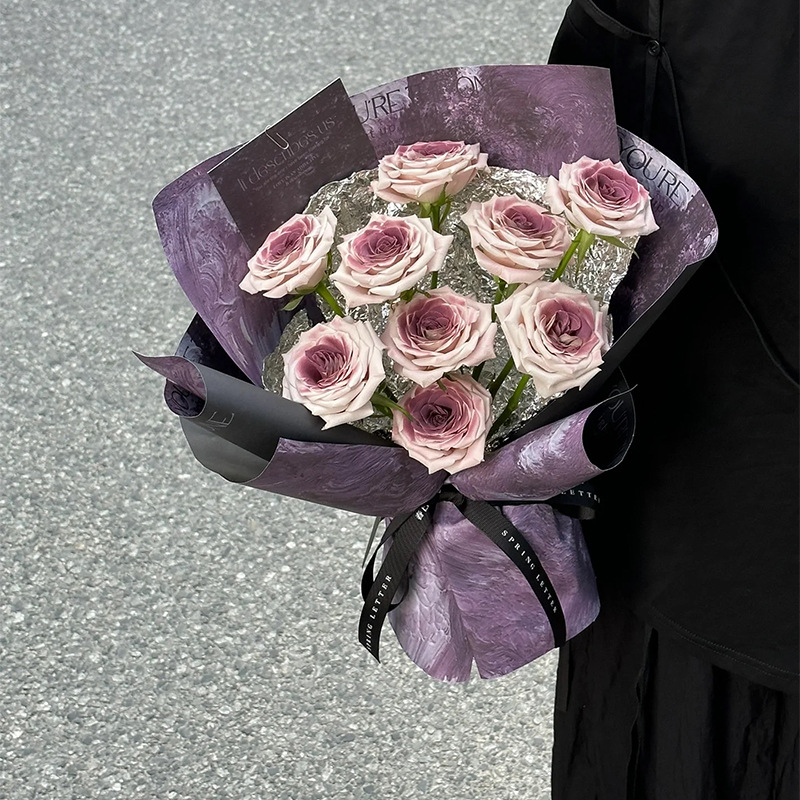 Papel de regalo de la serie púrpura de mermelada de ciruela popular（39#）