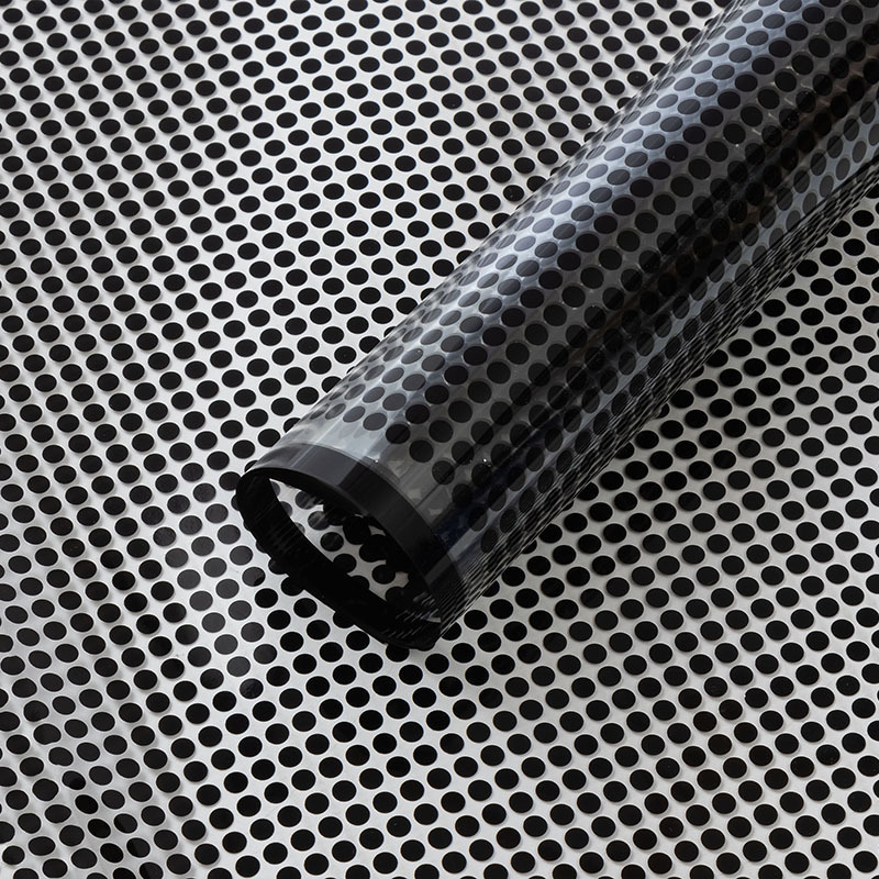 Papel de regalo de flores transparente circular（25#）