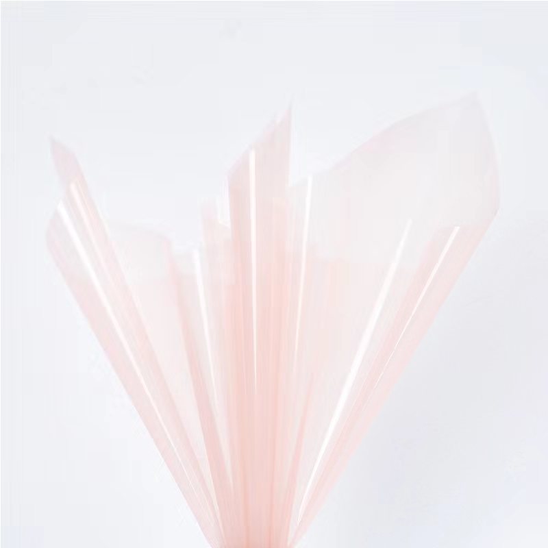 Papel de regalo de flores de celofán de colores Crystal Love（31#）