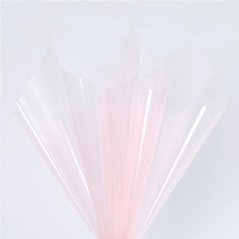 Papel de regalo de flores de celofán de colores Crystal Love（31#）