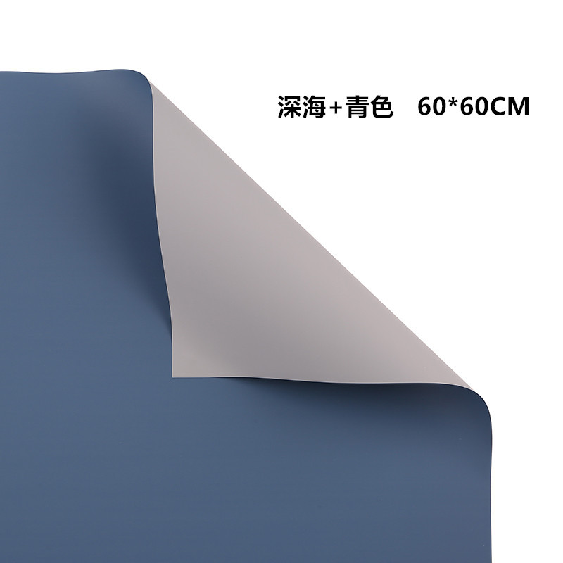 Papel de regalo de flores Ouya de color liso（10#）