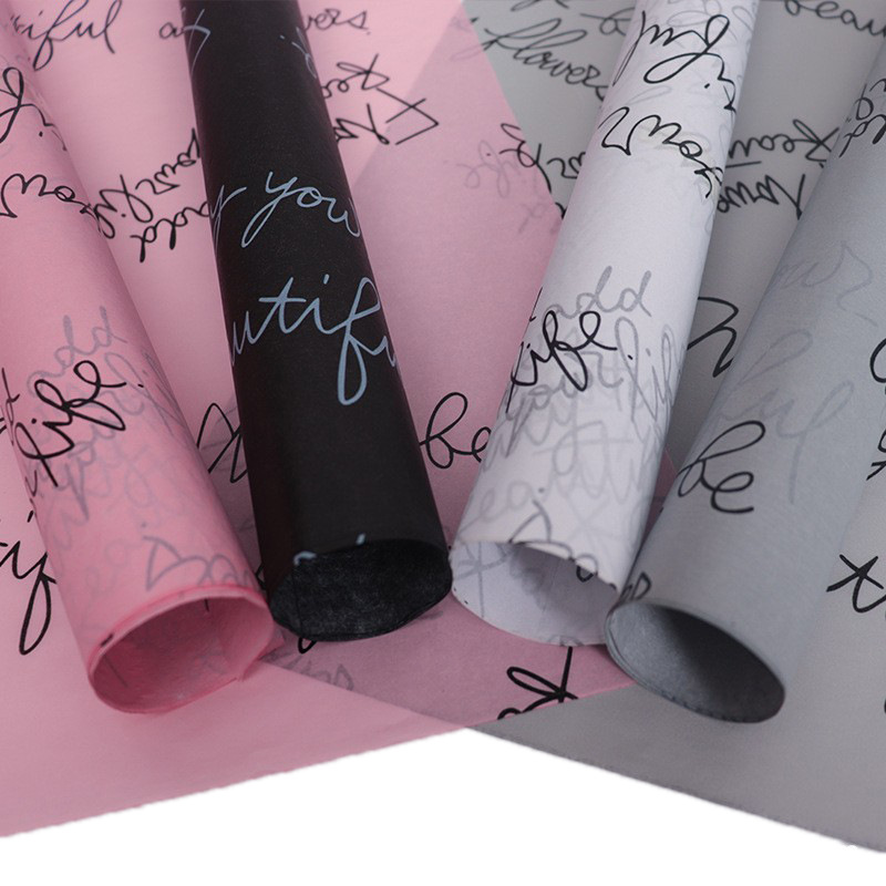 Papel de regalo de flores de papel inglés Sydney de Han Cai（35#）