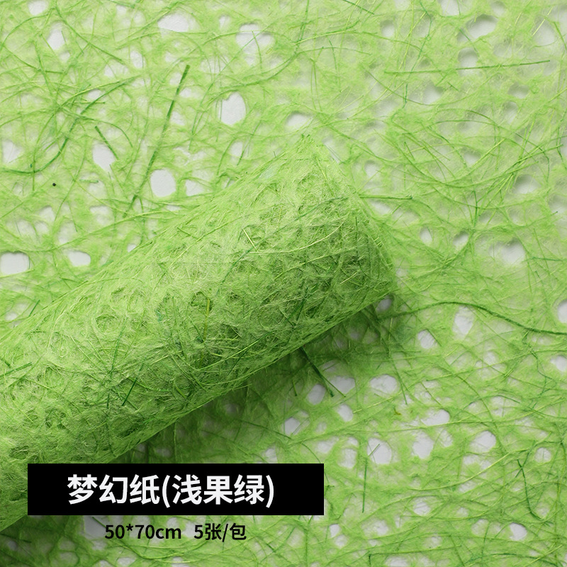 Papel de fantasía papel de regalo hueco papel de regalo de flores de moda de alta gama（38#）