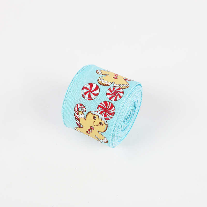 Cinta Navideña Yute 6.3cm Borde Metálico | Fábrica DDP | Stock MX