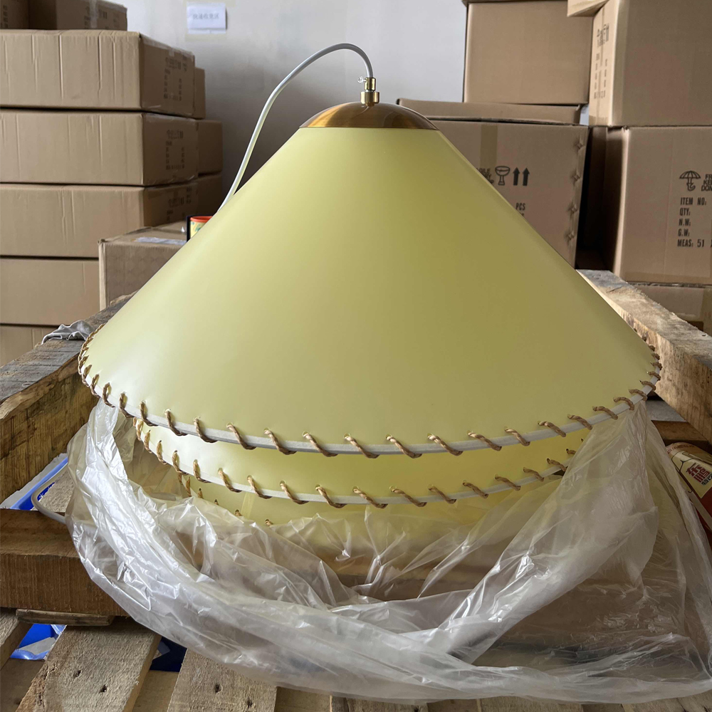 Nordic Simple PVC Dining Chandelier Wabi-sabi Style Bedroom Pendant Light-Handwovenlamp