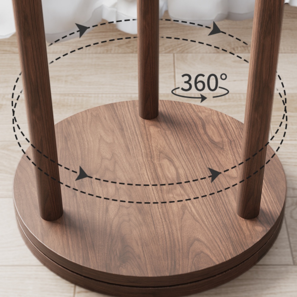 Japanese Style Solid Wood Coat Rack Bedroom Clothes Rack Floor Hanging Clothes Rack