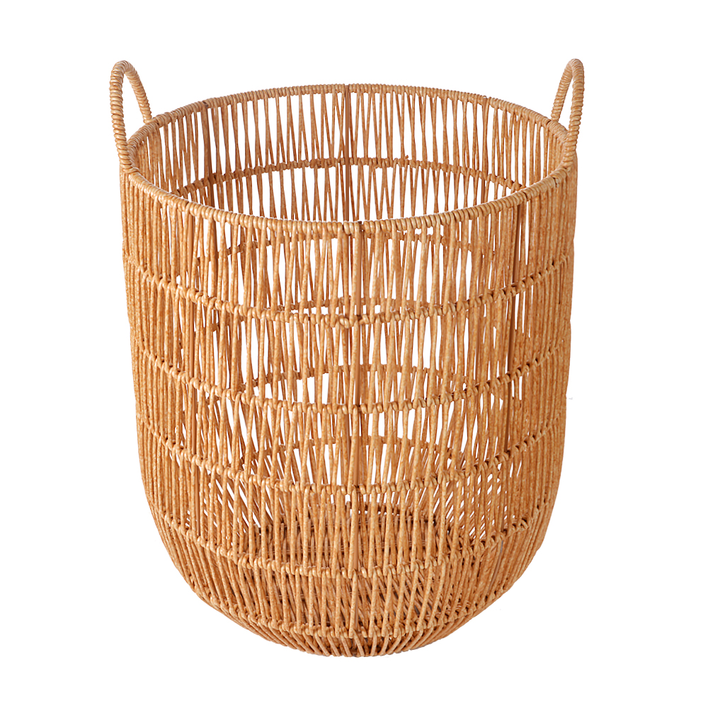 Natural handmade homestay household sundries and clothes sorting and storage basket-Handwovenlamp