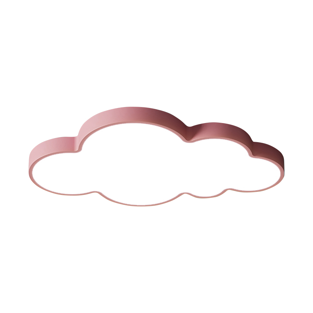 Children's Bedroom Ceiling Light Cloud Pink Chandelier-Handwovenlamp