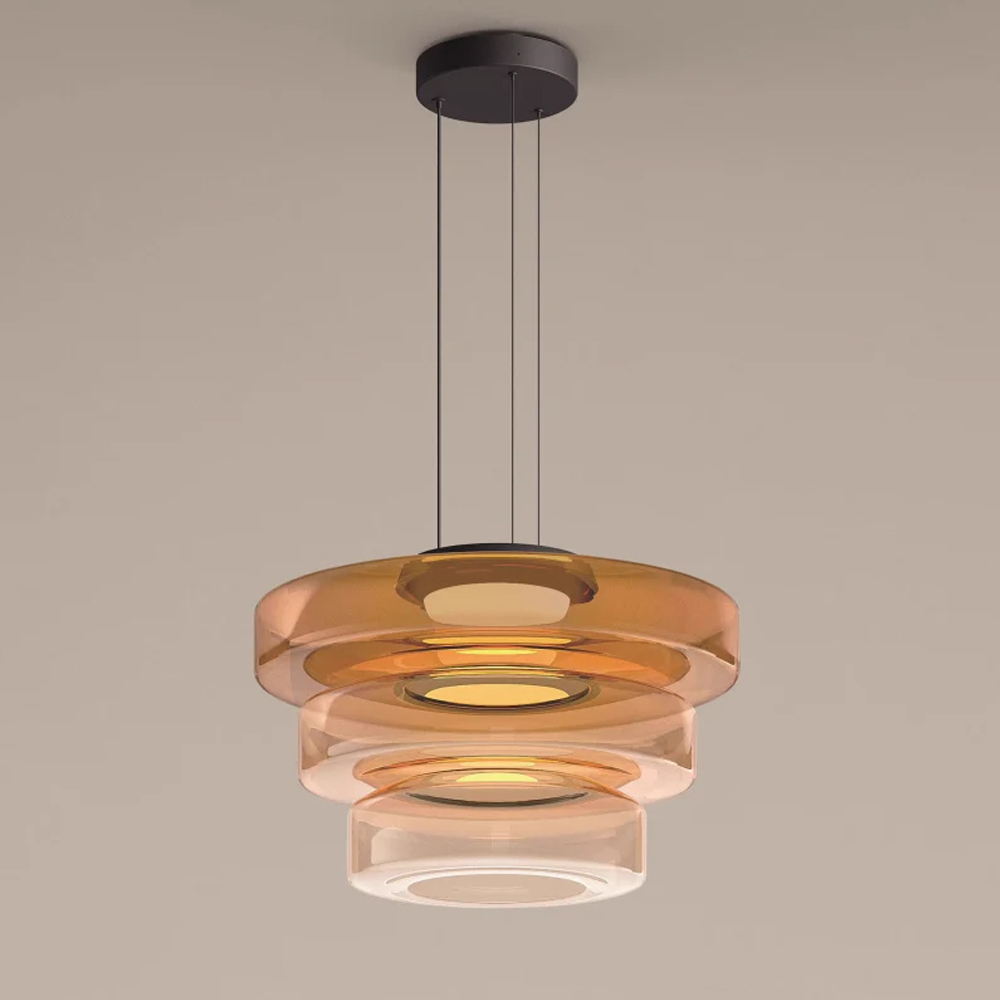 Modern Elegant Glass Pendant Light Fixtures for Living Room Dining Room-Handwovenlamp