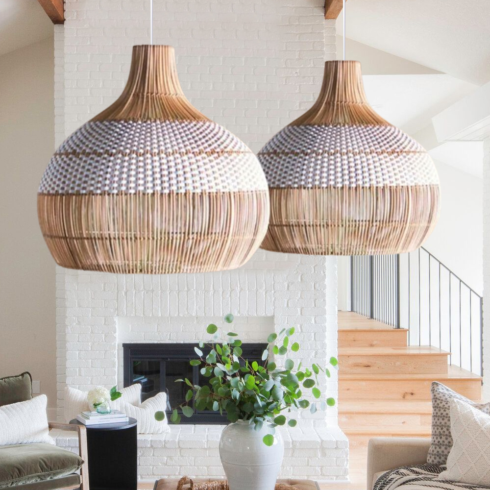 Rattan Lighting-Handwovenlamp