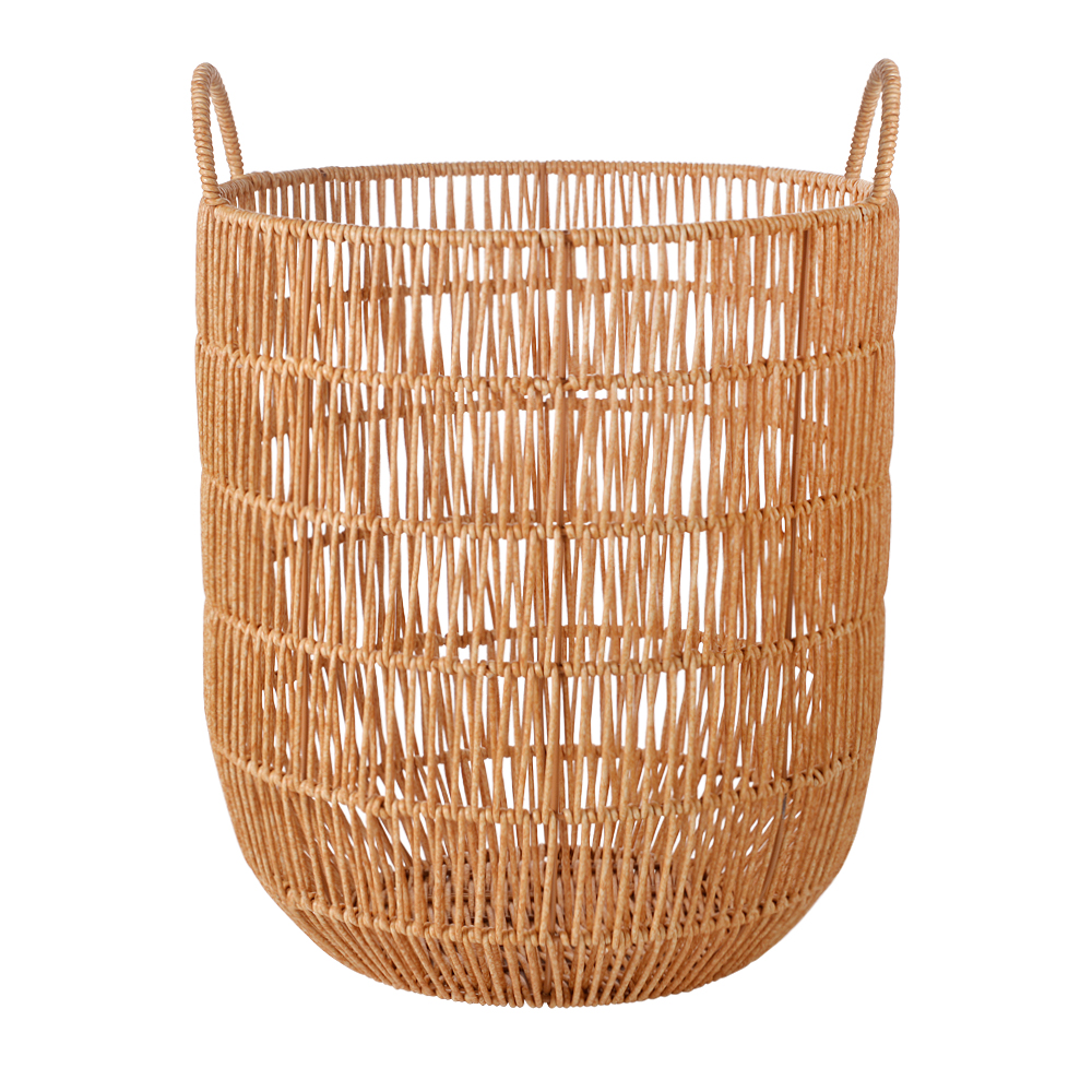 Natural handmade homestay household sundries and clothes sorting and storage basket-Handwovenlamp