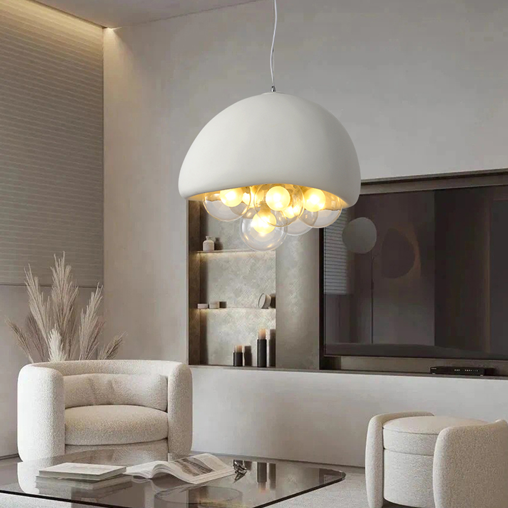 Nordic Dining Room Chandelier Creative Personality Art Modern Pendant Light-Handwovenlamp