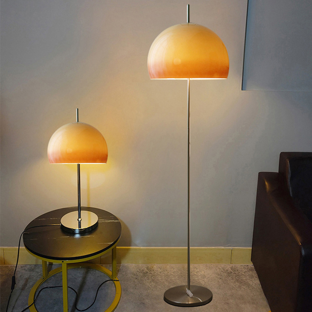 Vintage Creative Mushroom Floor Lamp Mid-Century Modern Table Lamp-Handwovenlamp