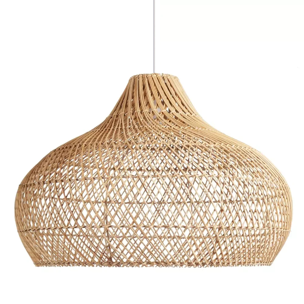 Luxury Lights Handmade Home Decor Rattan Pendant Light-Handwovenlamp