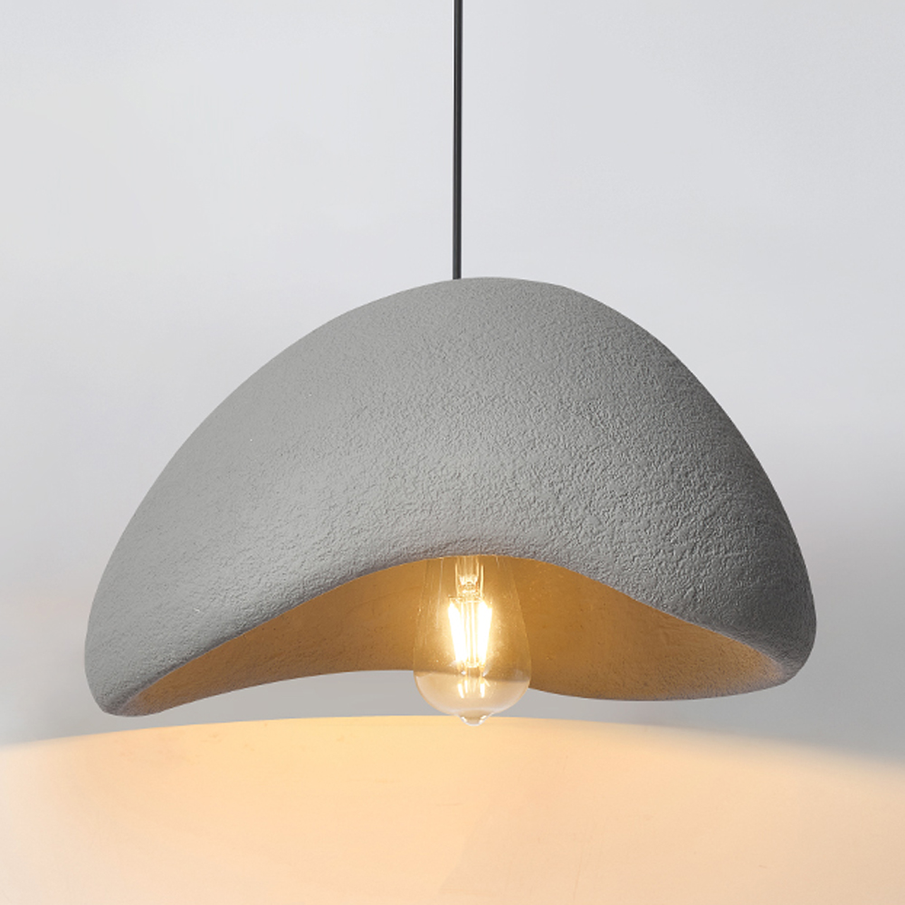 Classic Gray Living Room Wabi-sabi Pendant Light Home Life Lighting Decoration-Handwovenlamp