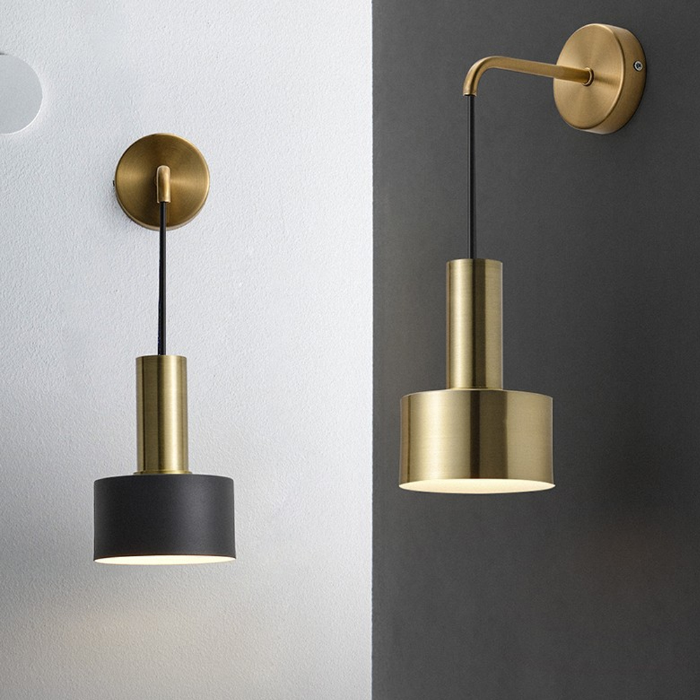 Nordic Minimalist Wall Lamp Modern Simple Bracket Light for Corridor-Handwovenlamp