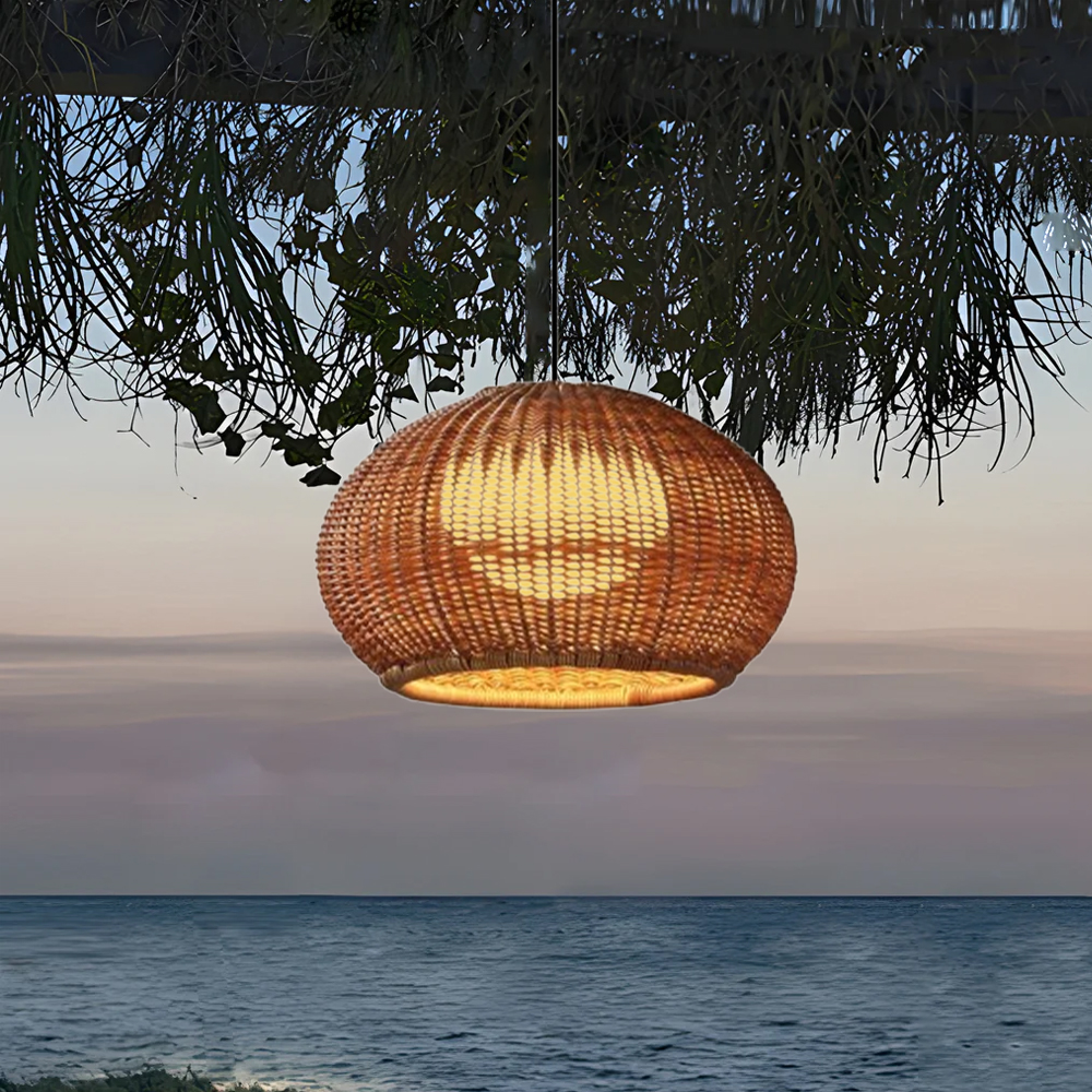 Modern Outdoor Pendant Lights Terrace Waterproof Lighting Fixtures-Handwovenlamp