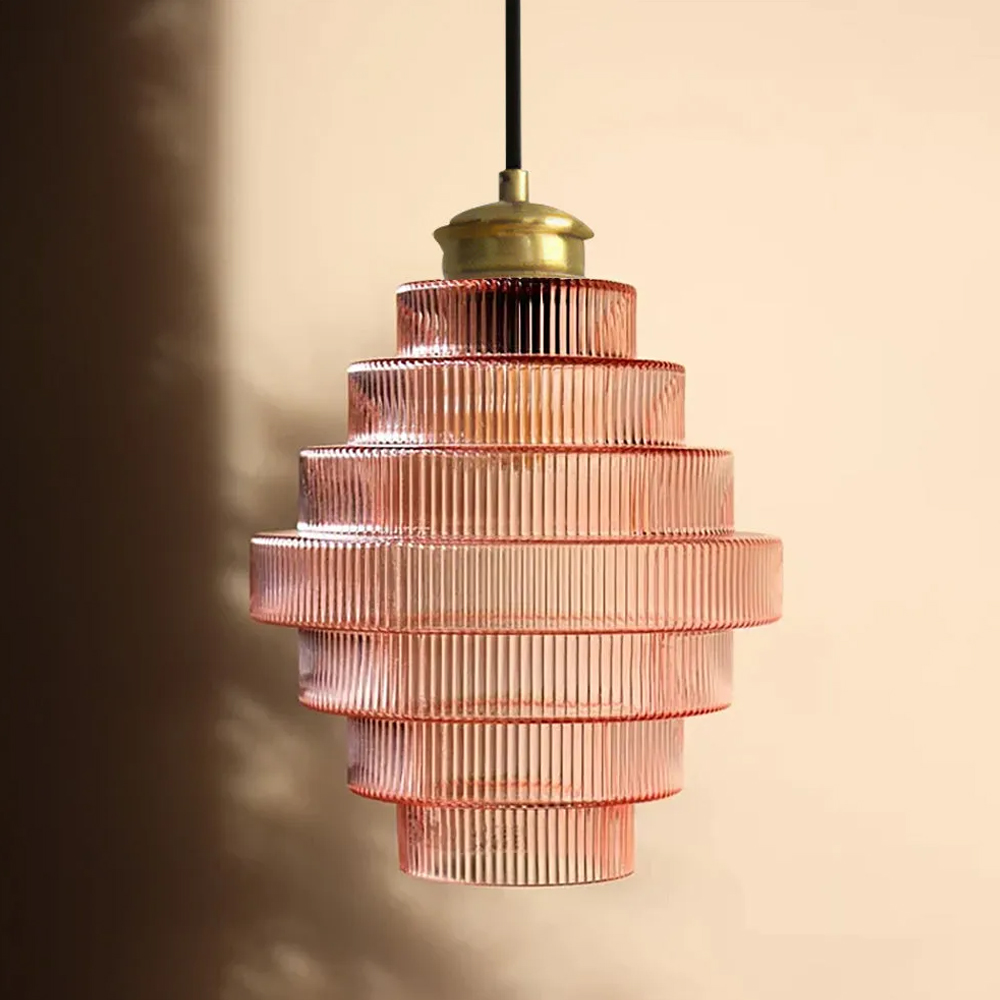 Mid-Century Modern Glass Pendant Light for Dining Room Kitchen Nook-Handwovenlamp