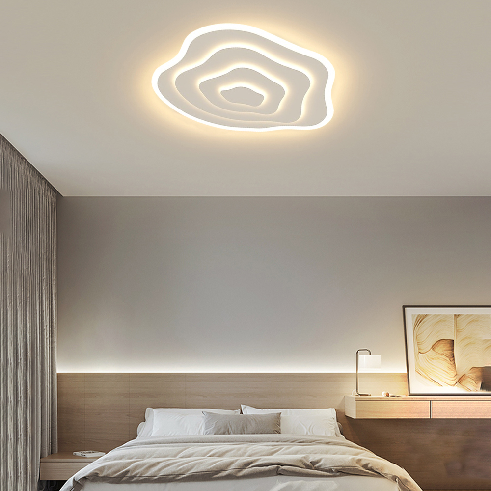 Nordic Minimalist Flower Acrylic Ceiling Light For Bedroom-Handwovenlamp