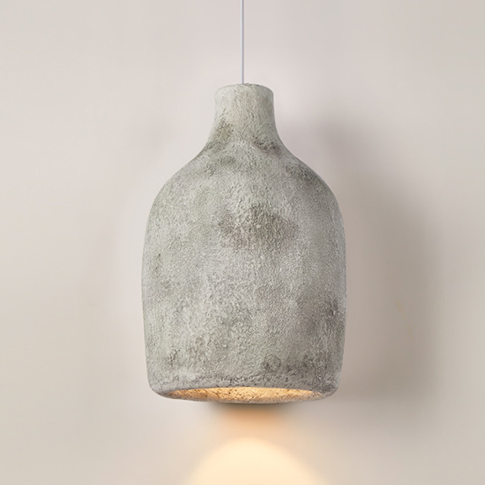 Wabi-sabi High Density Polystyrene Restaurant Lamp Art Designer Pendant Light-Handwovenlamp