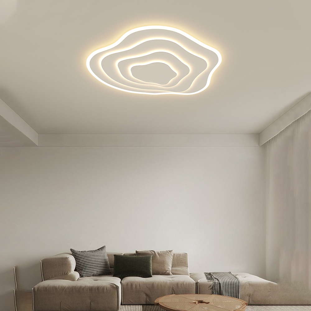 Nordic Minimalist Flower Acrylic Ceiling Light For Bedroom-Handwovenlamp