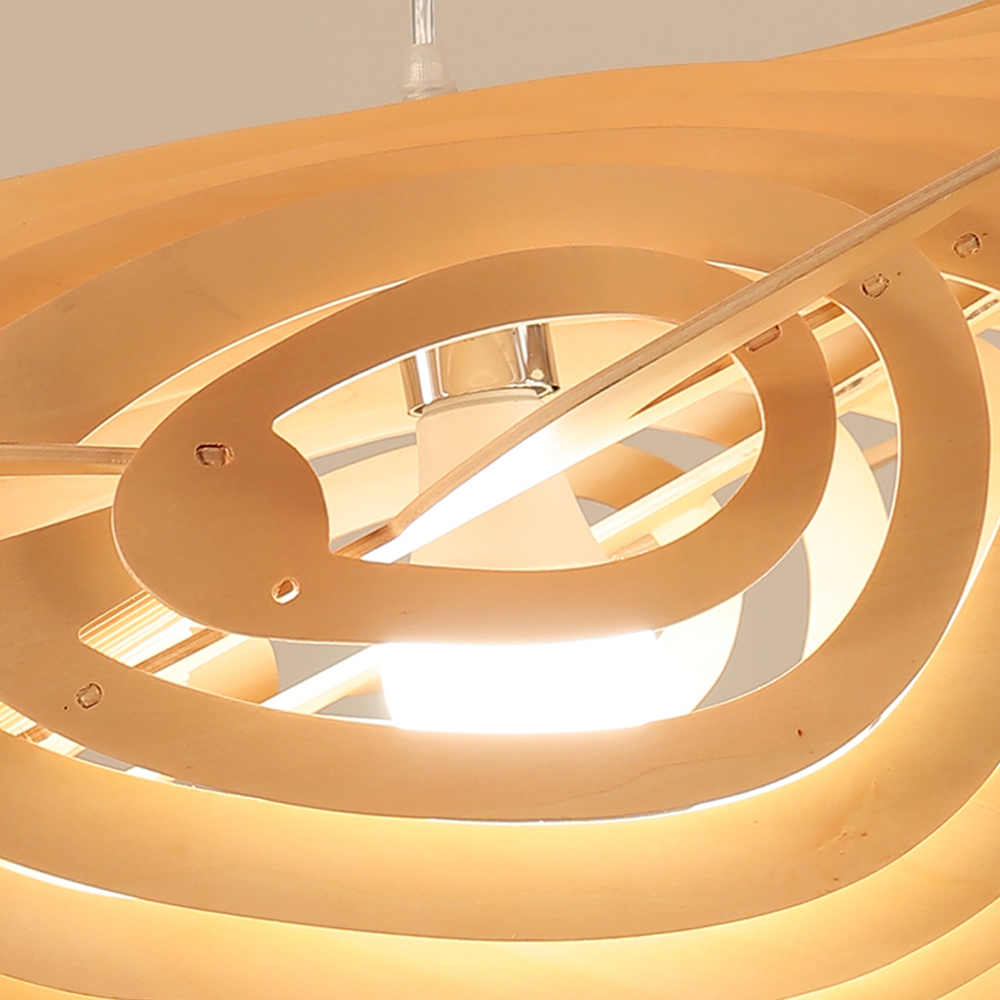 Laser Cut File Whale lamp wood pendant light fixture DIY shark lampshade hanging shadow lamp-Handwovenlamp