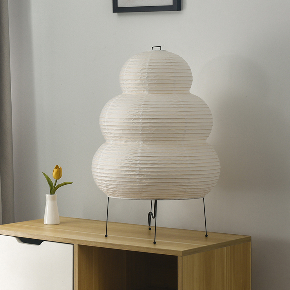 Japanese Rice Paper Table Lamp Personality Art Living Room Homestay Floor Lamp-Handwovenlamp