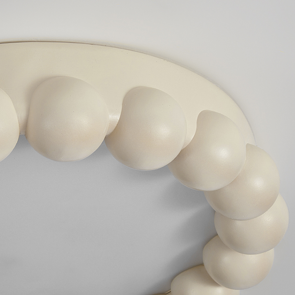 French Avocado Green Bedroom Ceiling Light Nordic minimalist Resin Lamp-Handwovenlamp