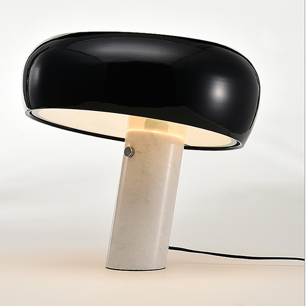 Italian Snoopy Mushroom Marble Table Lamp Bedside Lamp-Handwovenlamp