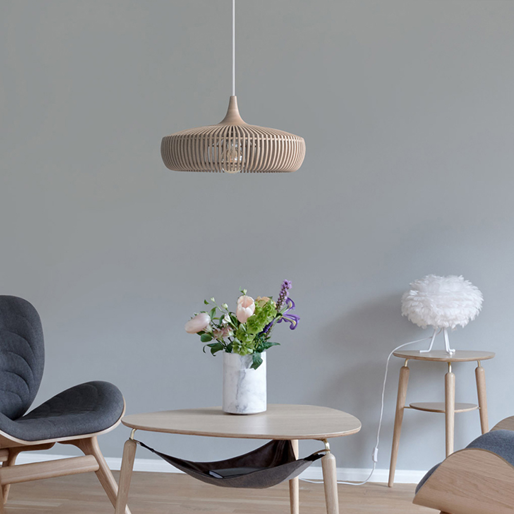 Japanese Rustic Farmhouse Wooden Pendant Light Restaurant Lamp-Handwovenlamp