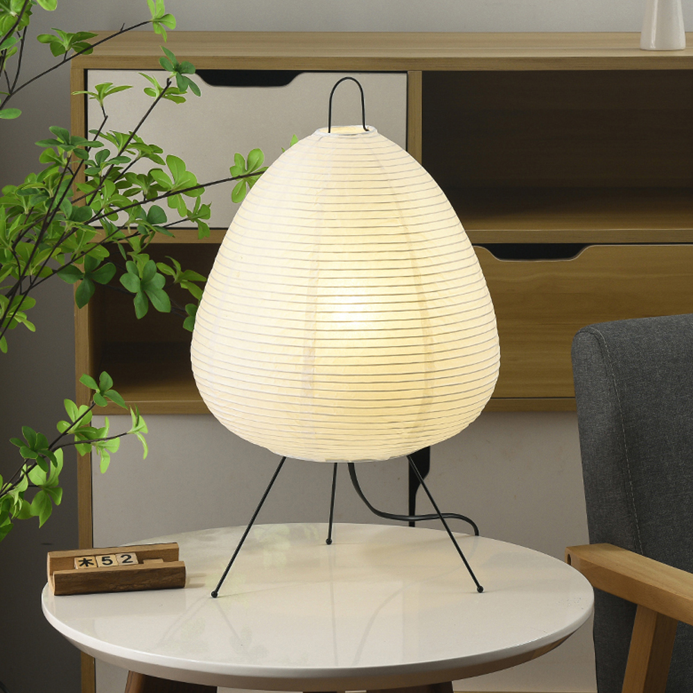 Japanese Rice Paper Table Lamp Personality Art Living Room Homestay Floor Lamp-Handwovenlamp