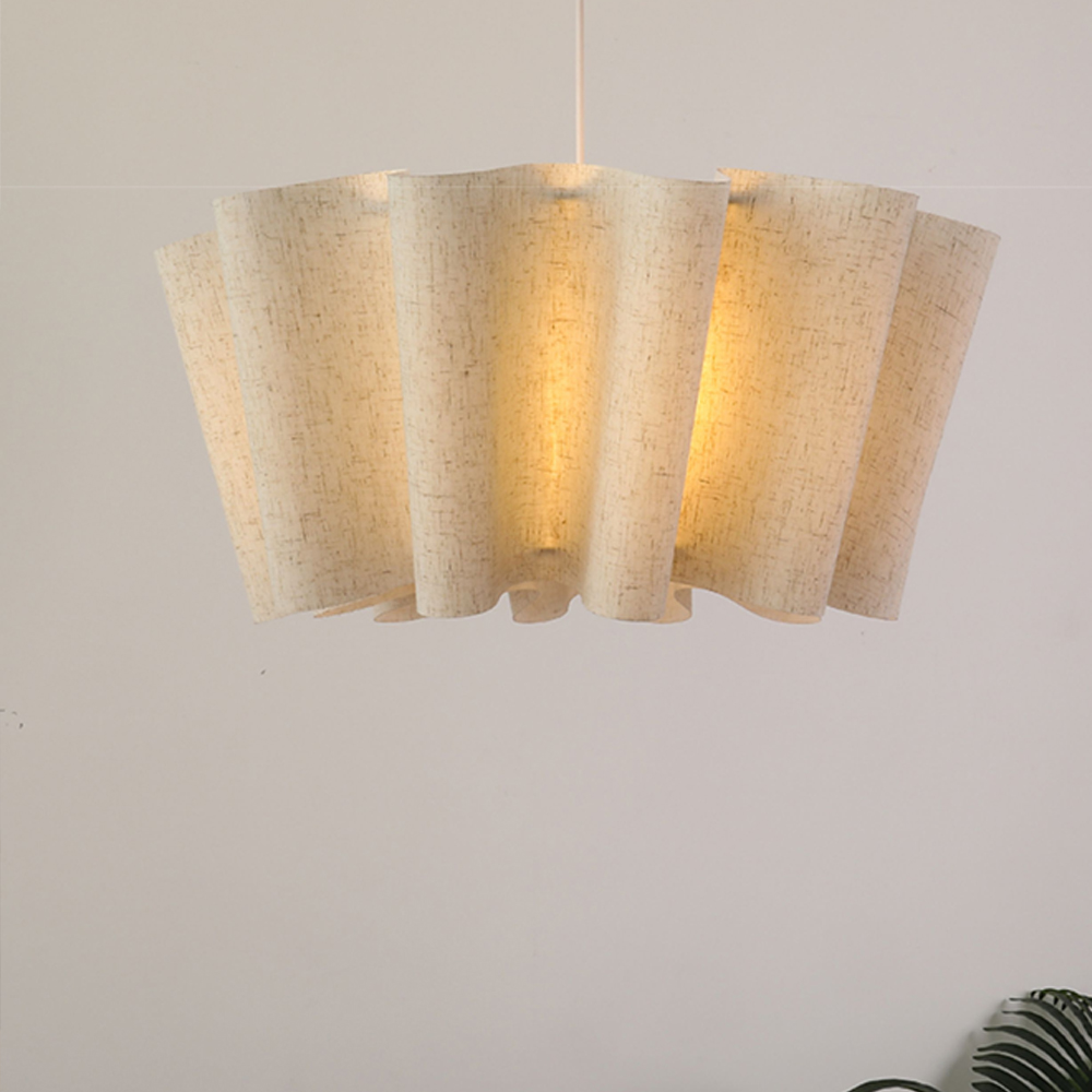 Japanese Retro Artistic Fabric Chandelier Wabi-sabi Home decor Pendant Light-Handwovenlamp