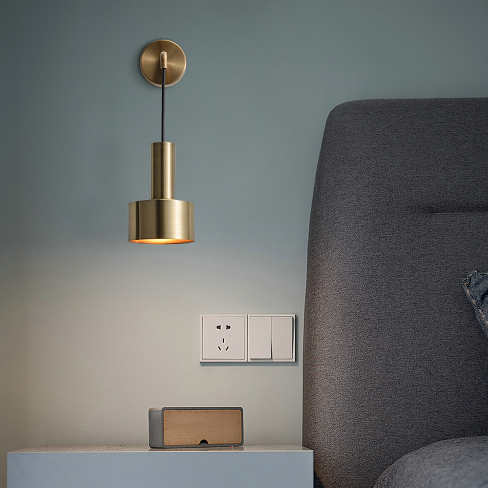 Nordic Minimalist Wall Lamp Modern Simple Bracket Light for Corridor-Handwovenlamp