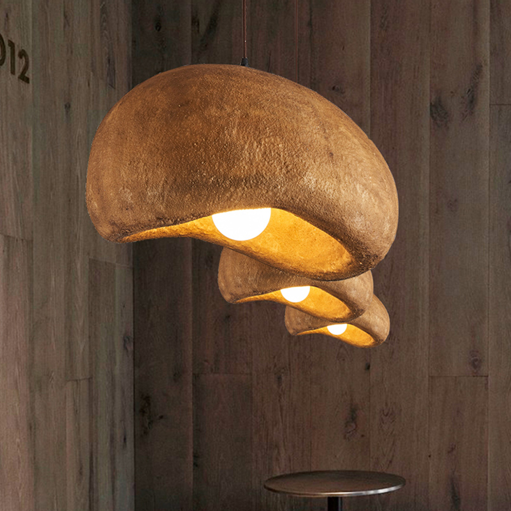 Wabi-sabi Style Designer Chandelier Living Room Pendant Lamp-Handwovenlamp