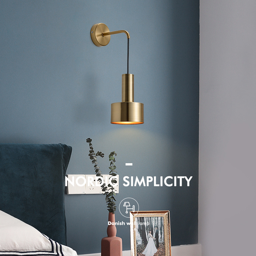 Nordic Minimalist Wall Lamp Modern Simple Bracket Light for Corridor-Handwovenlamp