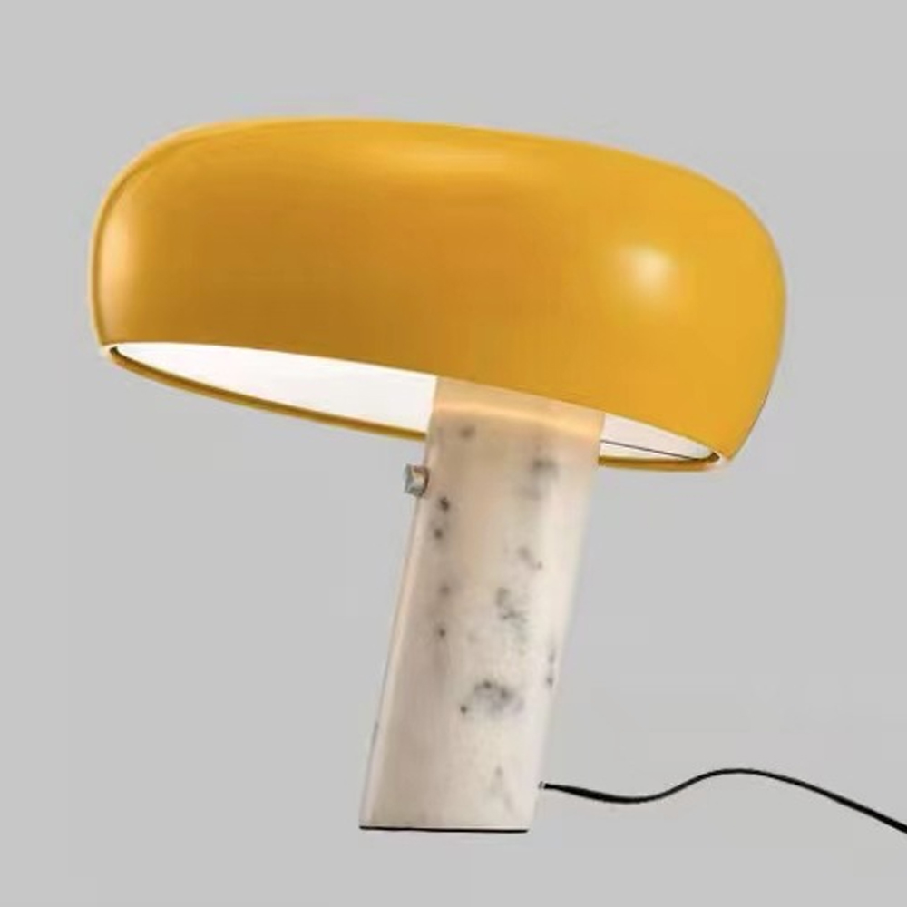 Italian Snoopy Mushroom Marble Table Lamp Bedside Lamp-Handwovenlamp