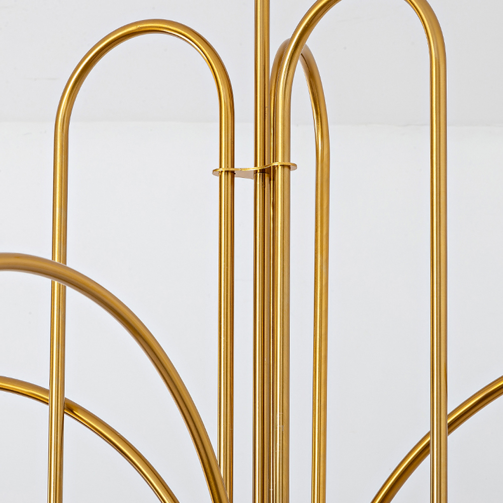 French Art Deco Pendant Lights Minimalist Living Room Glass Chandelier-Handwovenlamp